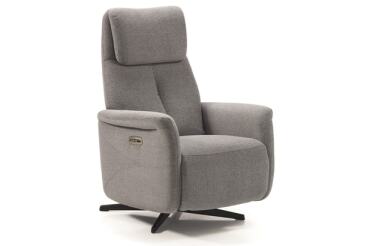 CHITRA Fauteuil Relaxation Castellon fauteuil relax electrique gris foncé