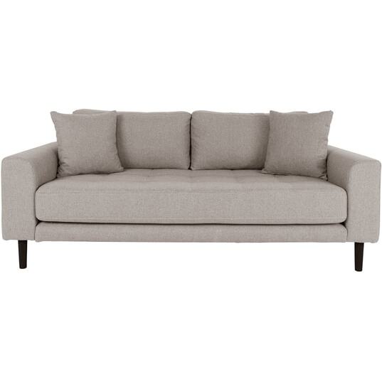 HOUSE NORDIC Canapé tissu Lido 2,5 places stone (180x93x76)