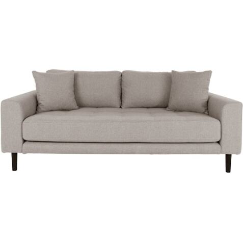 HOUSE NORDIC Canapé tissu Lido 2,5 places stone (180x93x76)