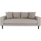 HOUSE NORDIC Canapé tissu Lido 2,5 places stone (180x93x76)