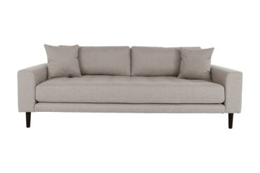HOUSE NORDIC Canapé tissu Lido 3 places stone (210x93x78)