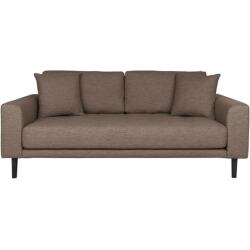 HOUSE NORDIC Canapé tissu Lido 2,5 places marron (180x93x76)