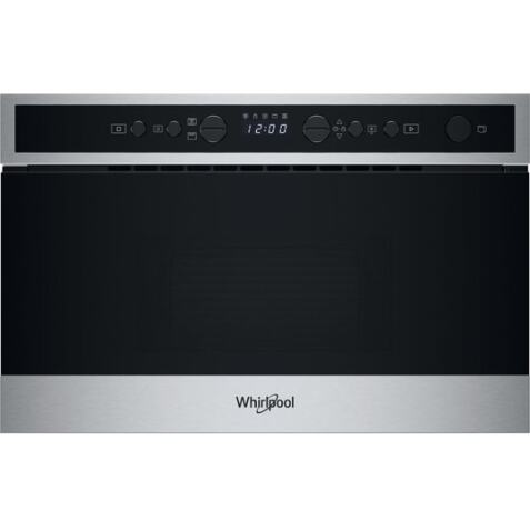 WHIRLPOOL Micro ondes Grill Encastrable WMN4I4BXF, 22 litres, Niche 38 cm, Crisp