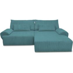 UB DESIGN Canapé lit Bulbe bleu réversible convertible avec coffre