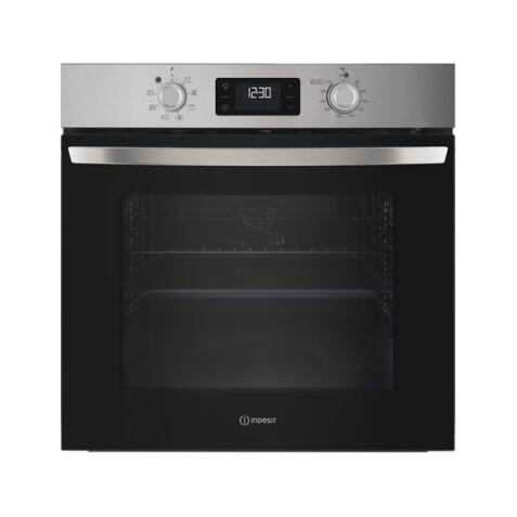 INDESIT Four encastrable pyrolyse IO275PX, 71 litres, 8 fonctions, Turn & go