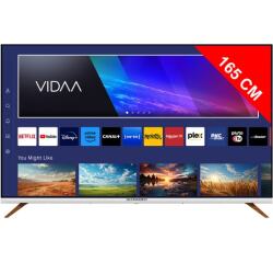SCHNEIDER TV QLED 4K 165 cm GMS65F1 Smart VIDAA - SERIE FJORD