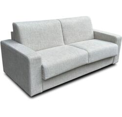 CITY Canapé lit Amsterdam 3 places 140 beige (H18 m de forme)