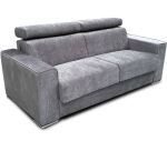 CONCEPT1 Canapé lit Andorra 3 places 140 maia gris
