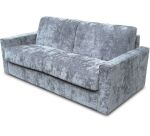 CITY Canapé lit Détroit 3 places glory gris cl (H14 140cm 28kg/m3)