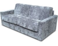 CITY Canapé lit Détroit 3 places glory gris cl (H14 140cm 28kg/m3)