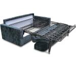 CITY Canapé lit Détroit 3 places glory gris fo (H14 140cm 28kg/m3)