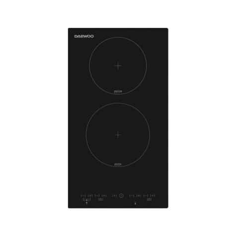 DAEWOO Domino vitroceramique BH3VTF19BNM, 2 zones 3000 w, 30 cm