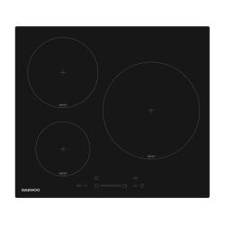 DAEWOO Plaque induction BH6ISF31BNM, 3 foyers, 3 boosters, 7200w