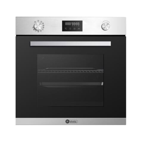 HELVETIA Four encastrable pyrolyse HO601AET69PX1, 69 litres, 10 modes de cuisson