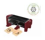 LITTLE BALANCE Raclette Multifonction Raclette 2 personnes piment