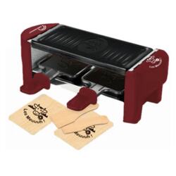 LITTLE BALANCE Raclette Multifonction Raclette 2 personnes piment