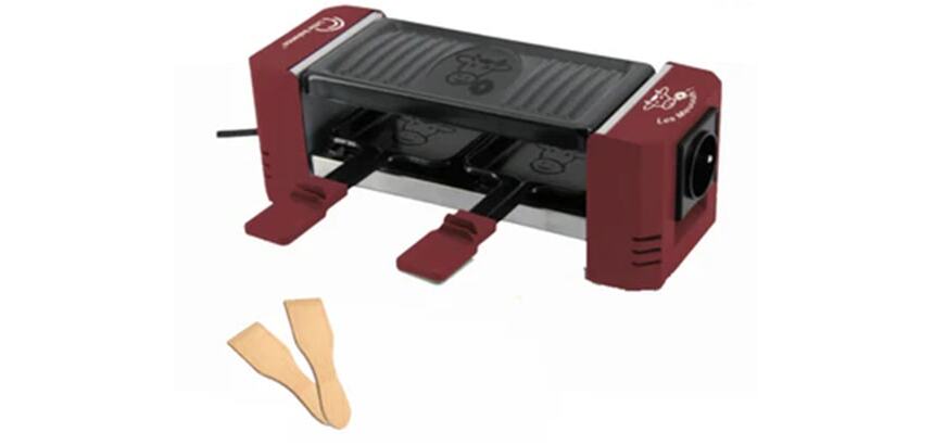LITTLE BALANCE Raclette Multifonction Raclette 2 personnes piment connectable