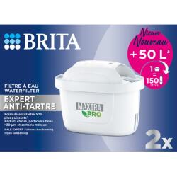 BRITA FRANCE Pack de cartouches filtrantes Pack 2 filtres à eau MAXTRA PRO- LIMESCALE EXPERT