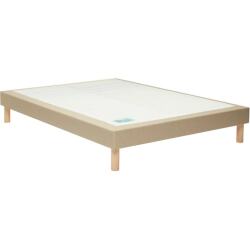 MERINOS Sommier 160 x 200 Du Matin chine beige 1620