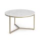 BIZZOTTO Table basse Table Basse Phoenix Plateau En Marbre Pieds Acier