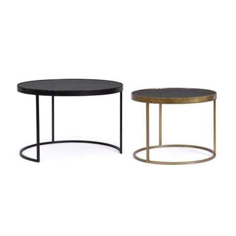 BIZZOTTO Tables gigognes Set de 2 Tables Basse Yamir