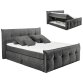 UB DESIGN Lit avec rangement Clifton 3 Boxspring 160x200cm Thor 19 Anthracite