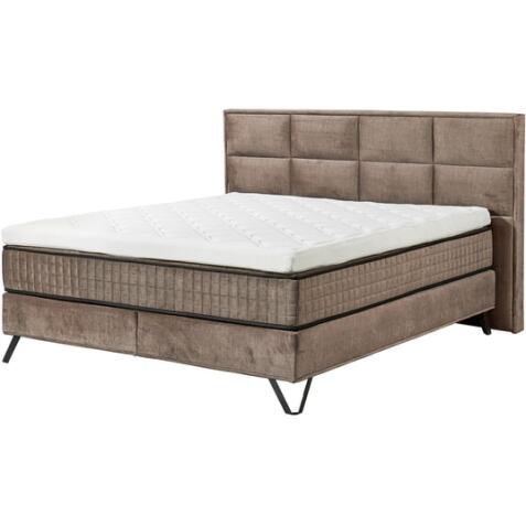 UB DESIGN Lit Hamton 6LD Boxspring 180x200 cm en Vogue 05 Stone