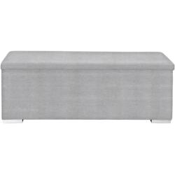 UB DESIGN Bout de lit Coffre Chest en Uran 01 Silver