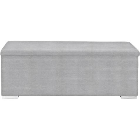 UB DESIGN Bout de lit Coffre Chest en Uran 01 Silver
