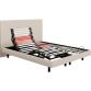 EPEDA Sommier Electrique 2 x 80 x 200 Horizon Relax 1620D + Tête de lit lin