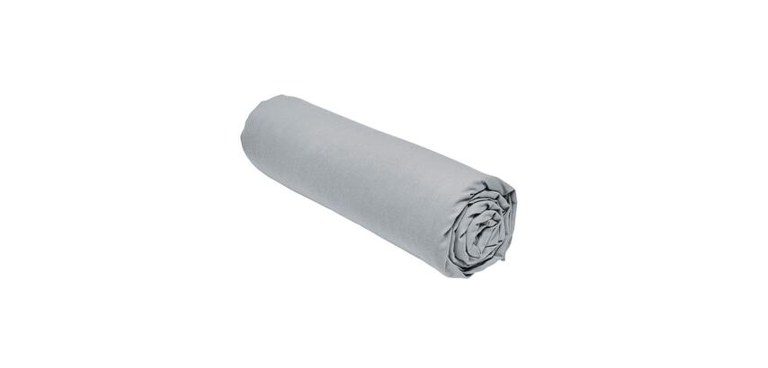 Drap housse Essential TODAY coton 57 fils, acier