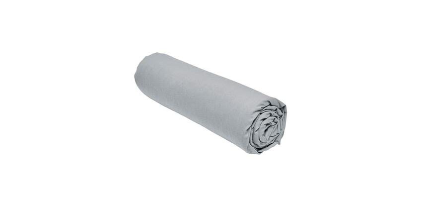 Drap housse Essential TODAY coton 57 fils, acier