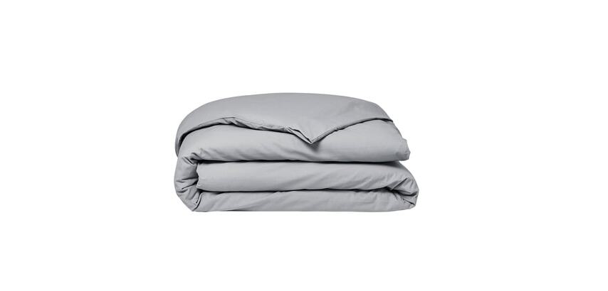 Housse de couette Essential TODAY coton 57 fils, acier