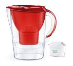 Bouteille et carafe filtrante Brita Carafe filtrante Marella rouge (2,4L) inclus 1 cartouche filtrante MAXTRA PRO All-in-1