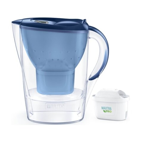 BRITA FRANCE Carafe Marella bleu 1 cartouche MAXTRA PRO