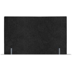 LE SOMMIER FRANCAIS Tête de lit ECRIN 140cm noir sydney