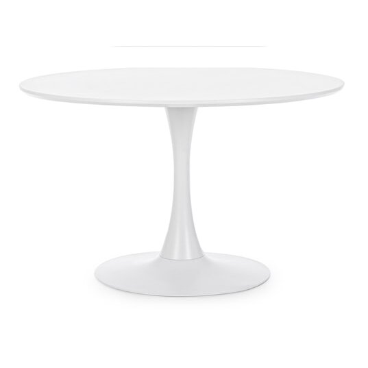 BIZZOTTO Table de salle à manger Ronde blanche 120cm