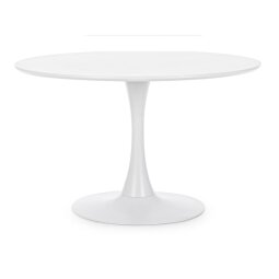 BIZZOTTO Table de salle à manger Ronde blanche 120cm