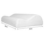 MOSHY Oreiller cervical Visco Cervical ergonomique 55 x 30 cm mémoire de forme