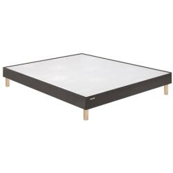 BULTEX Sommier 120 x 190 Vitality ferme tissé gris fumé 1219