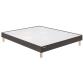 BULTEX Sommier 120 x 200 Vitality ferme tissé gris fumé 1220