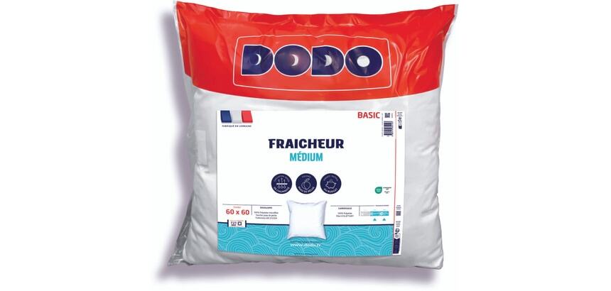 DODO Oreiller carré Fraicheur 60 x 60 cm