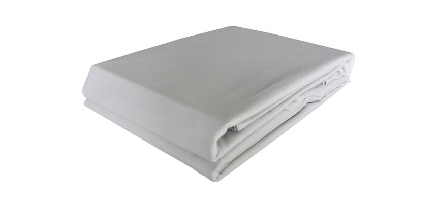 TERRE DE COTON Housse de couette unie coton 240 x 220 cm gris clair