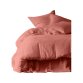 HAOMY Housse de couette DILI 260x240cm bois de rose