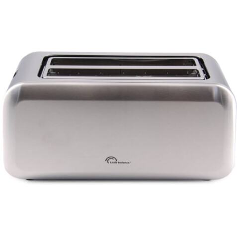 Grille-pain 4 tranches Dual Inox