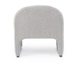BIZZOTTO Fauteuil tissu Fauteuil Bassilla Gris