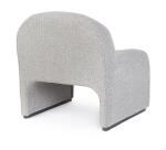 BIZZOTTO Fauteuil tissu Fauteuil Bassilla Gris
