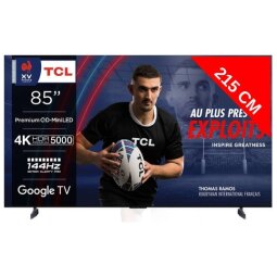 TCL TV Mini LED 4K 215 cm 85XMQLED98 144Hz Google TV