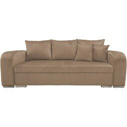 UB DESIGN Canapé lit BARI 3 places convertible beige