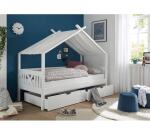CONCEPT1 Lit enfant Juletta 90x200cm blanc